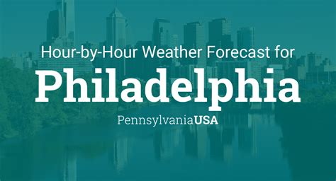 philadelphia weather hour by hour